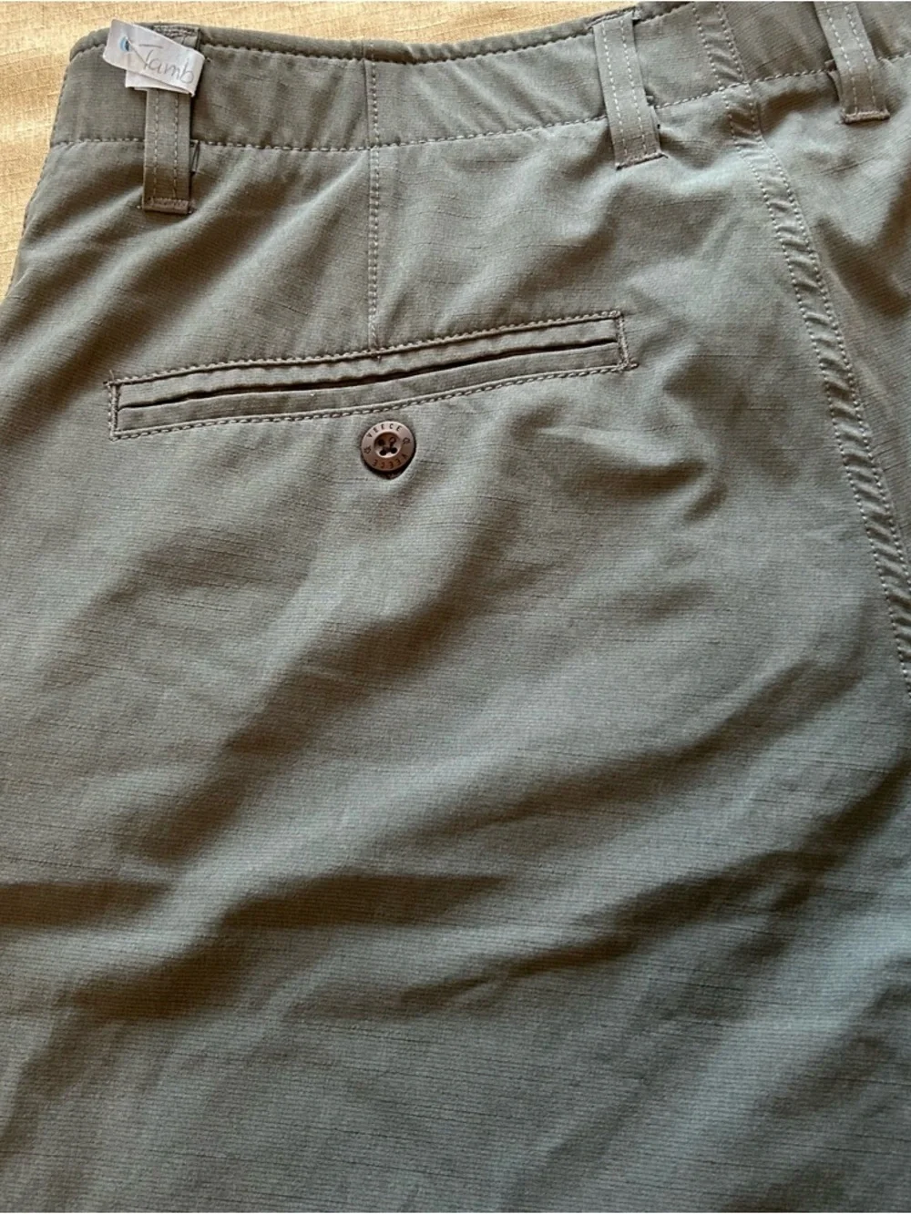 Veece Men's Flat Front Performance Shorts in Charcoal